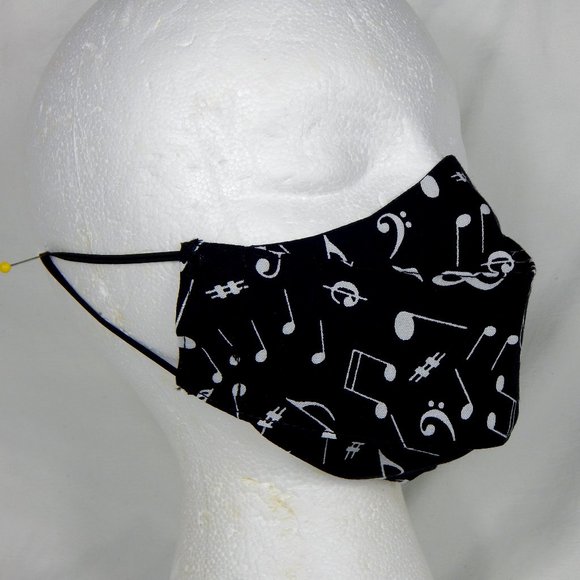 Cool Handmade Face mask For Kids 10-16 Yo Music - Picture 1 of 6